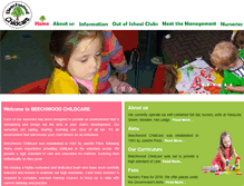 Tablet Screenshot of beechwoodchildcare.com